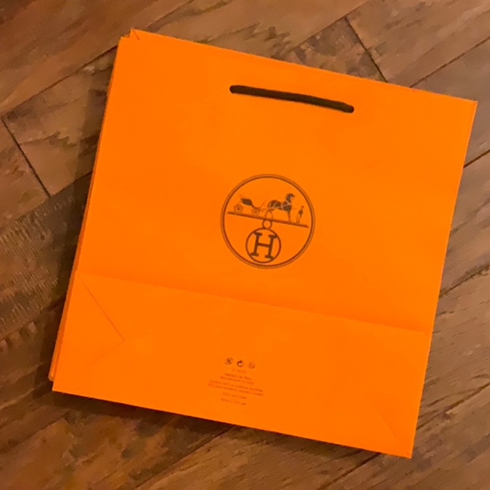Hermes shopping bag 12*12 (great for scarf) 3 pieces